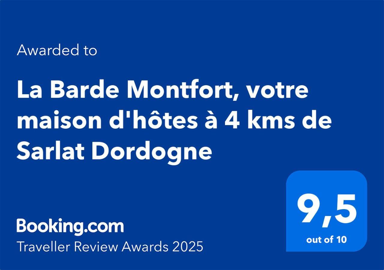 La Barde Montfort, Votre Maison D'Hotes A 4 Kms De Sarlat Dordogne Vitrac  Dış mekan fotoğraf